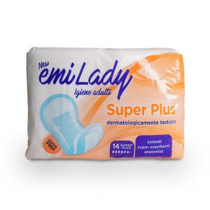 Жіночі урологічні прокладки Emi Lady Super Plus / Складені 6 крапель / 14 шт