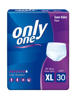Підгузникі-трусики для дорослих Only One XL 30 шт памперси трусиками 120-160 см для активного способу життя 90+ кг